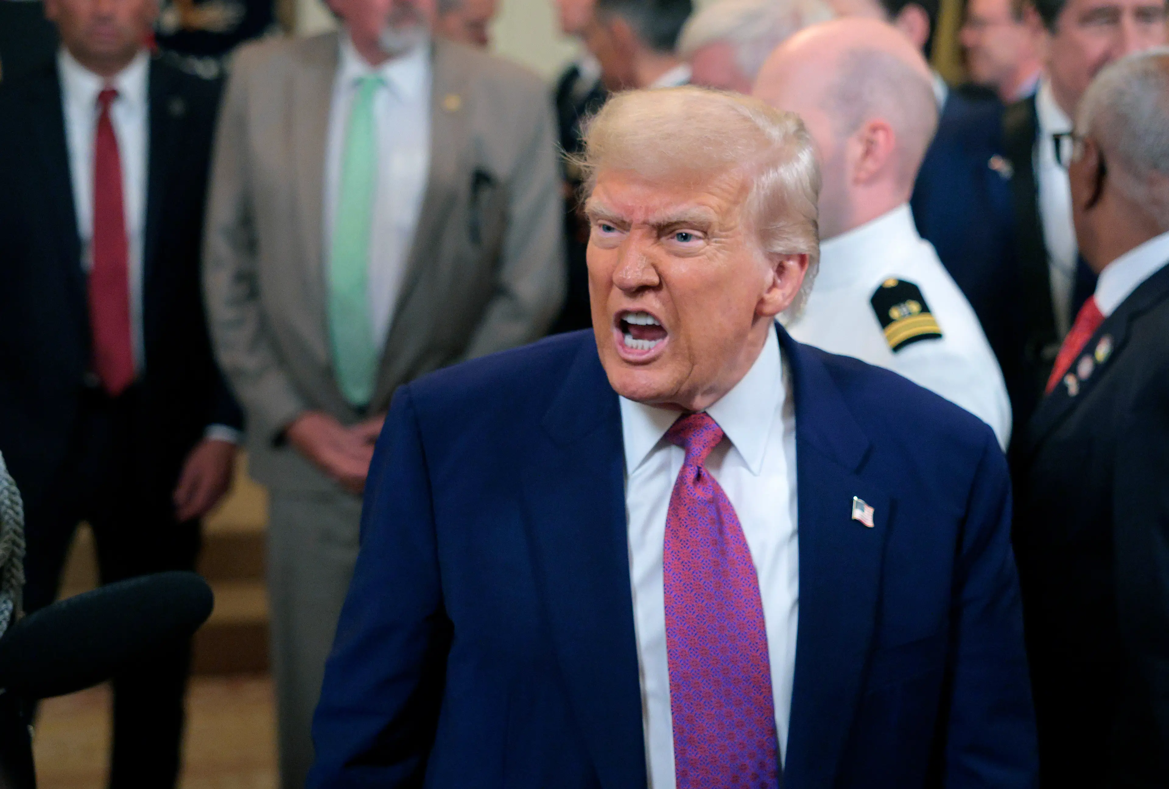 Trump issues firm warning as he throws shade at Barack Obama during rally  speech